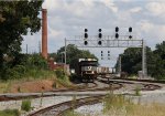 NS 6995 leads train P61 onto the "AS" line